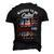 Blessed To Be Called Dad And Poppa Fathers Day America Flag Men's 3D T-Shirt Back Print Black
