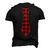 Christmas For Men Dad Buffalo Plaid Check Tie Men's 3D T-Shirt Back Print Black