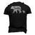 Daddy Bear With 1 One Cub Dad Father Papa Men's 3D T-Shirt Back Print Black