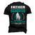 Father And Daughter Best Friend For Life Fathers Day Men's 3D T-Shirt Back Print Black