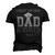 Forget The Grad Dad Survived Class Of 2023 Graduation Men's 3D T-Shirt Back Print Black