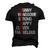 Handsome Strong Happy Clever Dad Fathers Day Men Men's 3D T-shirt Back Print Black