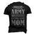 National Guard Mom Military Army Mom Men's 3D T-Shirt Back Print Black
