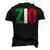 New Uncle T Italian Zio Italian American Uncles Men's 3D T-Shirt Back Print Black