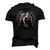 Pitbull Dad Viking Nordic Vikings Pit Bul Warrior Themed Men's 3D T-Shirt Back Print Black