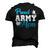 Proud Army Mom Military Mother Army Mom T Men's 3D T-Shirt Back Print Black