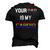 Quote Your Dad Is My Cardio Lgbt Lgbtq Men's 3D T-Shirt Back Print Black