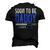 Soon To Be Daddy Est2023 New Dad Pregnancy Men's 3D T-Shirt Back Print Black