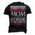 Super Cool Mom Of Hvac Mechanic T Men's 3D T-Shirt Back Print Black
