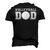 Volleyball Dad Volleyball For Father Volleyball Men's 3D T-Shirt Back Print Black