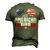 4Th Of July Matching All American Dad American Flag Men's 3D T-Shirt Back Print Army Green