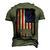American Bear Hunter Patriotic For Dad Fathers Day Men's 3D T-Shirt Back Print Army Green