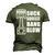 Auto Automotive Mechanic Engine Piston Graphic Men's 3D T-Shirt Back Print Army Green