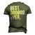Best Booboo Ever For Men Grandad Fathers Day Booboo Men's 3D T-shirt Back Print Army Green