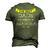 The Best Dads Get Promoted To Grandpa Grandfather Men's 3D T-Shirt Back Print Army Green