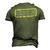Best Uncle In The World From Niece Nephew Men's 3D T-Shirt Back Print Army Green