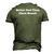 Better Dad Than Chris Benoit Apparel Men's 3D T-Shirt Back Print Army Green