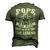 Biker Grandpa Pops The Man Myth The Legend Motorcycle Men's 3D T-shirt Back Print Army Green
