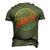 Birthday For Uncle The Man Myth Bad Influence Men's 3D T-Shirt Back Print Army Green