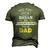 Brian Name My Favorite People Call Me Dad Men's 3D T-shirt Back Print Army Green
