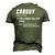 Carguy Definition Sport Car Lover Car Mechanic Men's 3D T-Shirt Back Print Army Green
