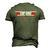 Christmas Birthday Top Dad Birthday Gun Jet Fathers Men's 3D T-Shirt Back Print Army Green