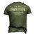 Im The Crazy Poppa Everyone Warned You About Men's 3D T-Shirt Back Print Army Green
