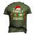 Cute Christmas Squad Xmas Men Women Mom Dad Men's 3D T-Shirt Back Print Army Green