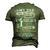 My Dad In Memories Poem Daughter Son Loss Daddy In Heaven Men's 3D T-Shirt Back Print Army Green