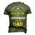 Damon Name My Favorite People Call Me Dad Men's 3D T-shirt Back Print Army Green