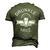 Drunkle Mike Drunk Uncle Beer Men's 3D T-Shirt Back Print Army Green