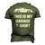 This Is My Garage Car Guy Racing Mechanic Men's 3D T-Shirt Back Print Army Green