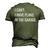 Garage Car Guys Workshop Mechanic Men's 3D T-Shirt Back Print Army Green