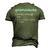 Grandpa Granddude Definition Men's 3D T-Shirt Back Print Army Green