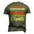 Helicopter Technician Helicopter Mechanic Men's 3D T-Shirt Back Print Army Green