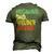 Husband Dad Welder Legend Fathers Day Men's 3D T-Shirt Back Print Army Green