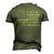 Husband Daddy Protector Hero Veteran Usa Flag Camouflage Dad Men's 3D T-Shirt Back Print Army Green