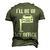 Ill Be In My Office Garage Car Mechanic Men's 3D T-Shirt Back Print Army Green