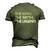 John The Man Myth Legend Fathers Day Dad Men's 3D T-shirt Back Print Army Green