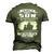 Im Not A Perfect Son But My Crazy Dad Loves Me Men's 3D T-Shirt Back Print Army Green