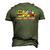 Peace Love Autism Mom Dad Kids Women Autism Awareness Men's 3D T-Shirt Back Print Army Green