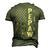 Pepaw American Military Camouflage Flag Fathers Day Men's 3D T-Shirt Back Print Army Green