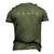 Piston Heartbeat Mechanic Engineer Men's 3D T-Shirt Back Print Army Green