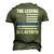 Police Officer The Legend Has Retired American Flag Cop Men's 3D T-shirt Back Print Army Green