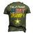 Im A Proud Army Grampy Military Pride American Flag Men's 3D T-Shirt Back Print Army Green