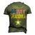 Proud Army Grandma Military Pride Usa Flag Men's 3D T-Shirt Back Print Army Green