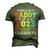 Proud Daddy Of A 2023 Kindergarten Graduate Son Daughter Dad Men's 3D T-Shirt Back Print Army Green