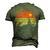 Reel Cool Uncle Fishing Dad Fathers Day Fisherman Men's 3D T-Shirt Back Print Army Green