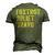 Retro Vintage Foxtrot Juliet Bravo Military Quote Men's 3D T-Shirt Back Print Army Green