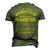 Roofer Roofing Mechanic Perfect Roofing Pun Men's 3D T-Shirt Back Print Army Green